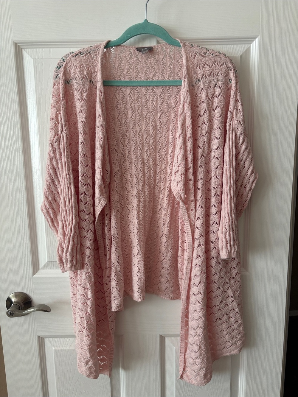J.JILL Pink Lightweight Cardigan